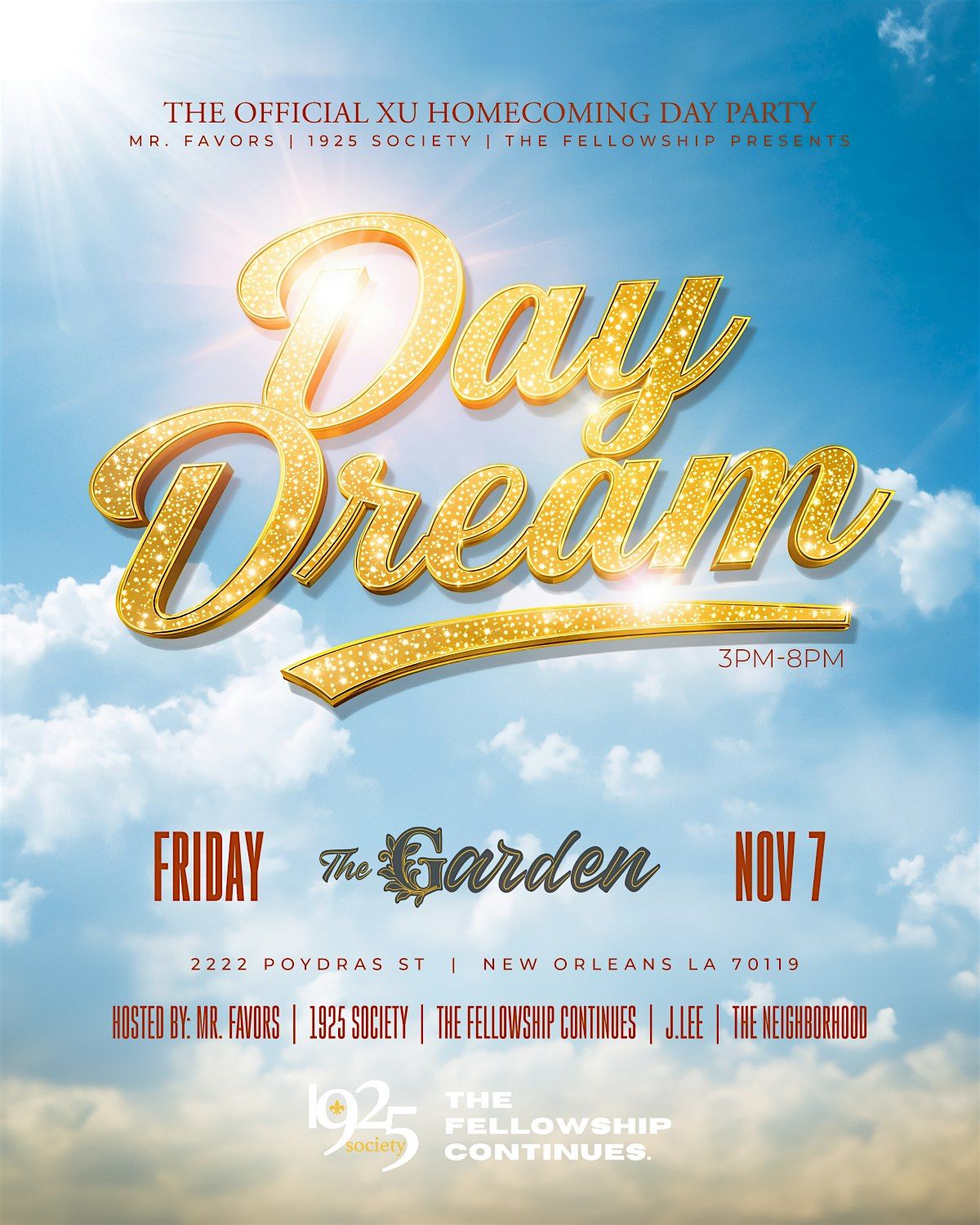 DAY DREAM 25 -The Official XU Homecoming Day Party Celebrating Centennial