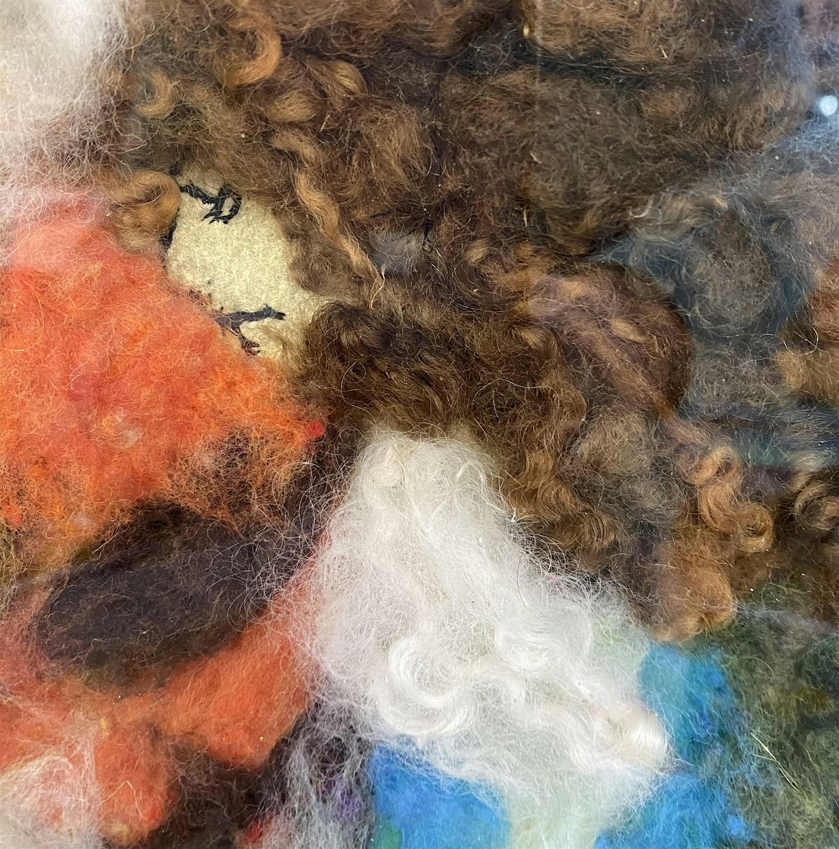 Felting Fairies (3D and 2D fibers)