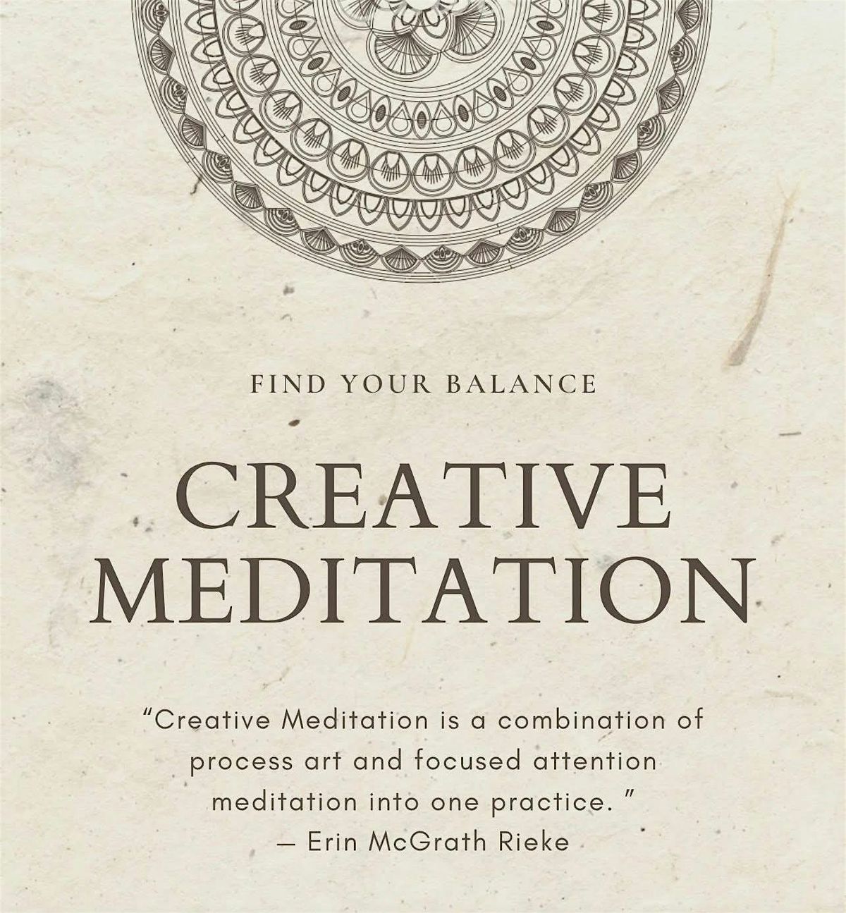 Creative Meditation