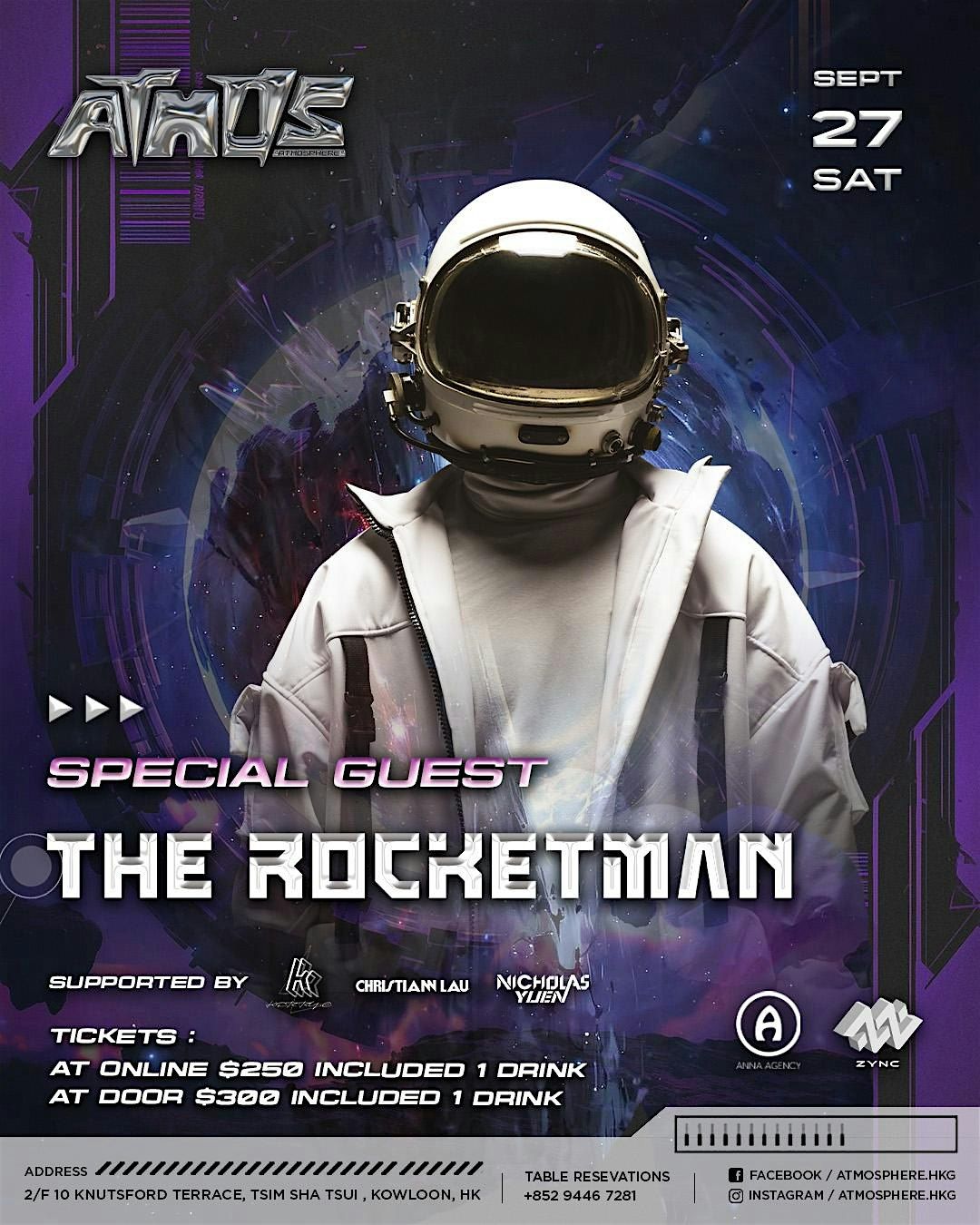 The Rocketman @ Atmosphere (September 27)