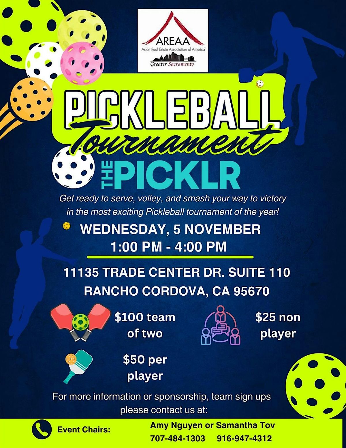 AREAA Greater Sacramento Pickleball Tournament