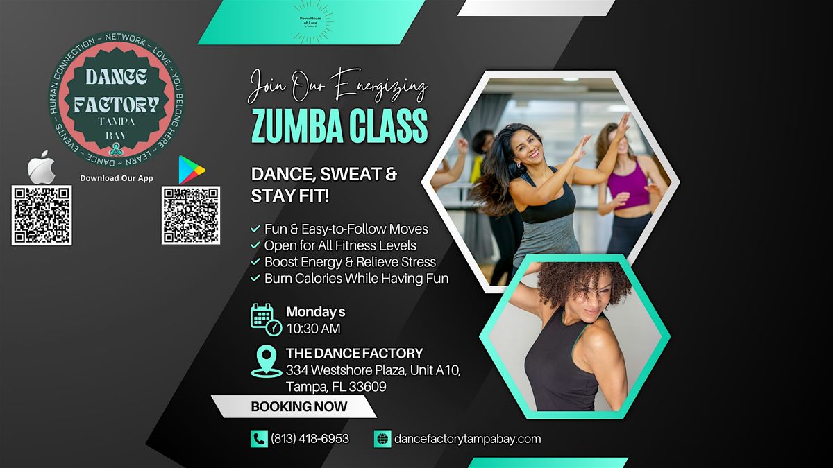 Zumba w\/Yashmin Wall @The Dance Factory Tampa Bay!