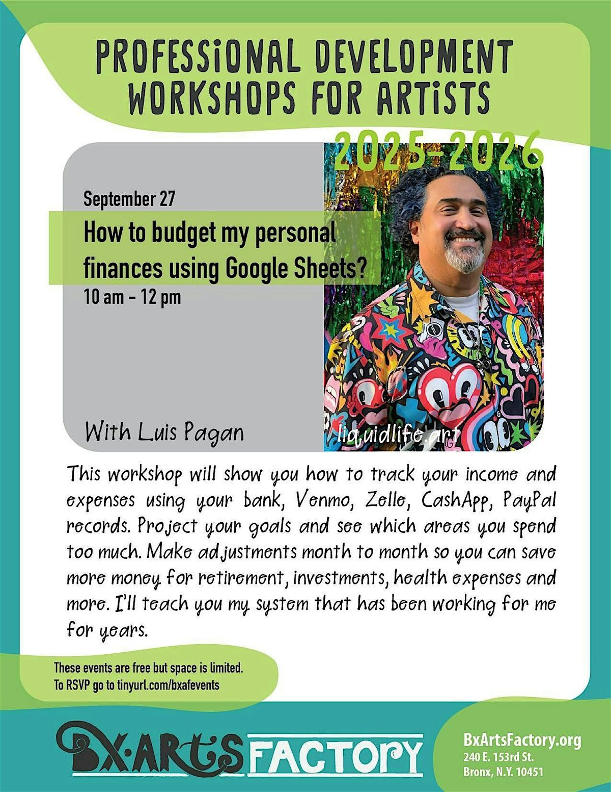 How to budget my personal  finances using Google Sheets? with Luis Pagan
