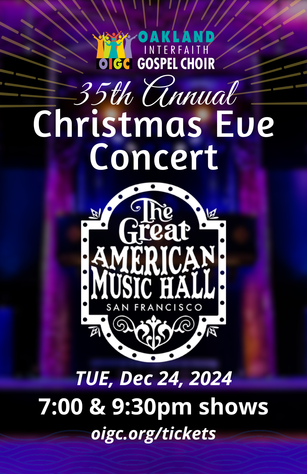 Oakland Interfaith Gospel Choir at Paramount Theatre Oakland