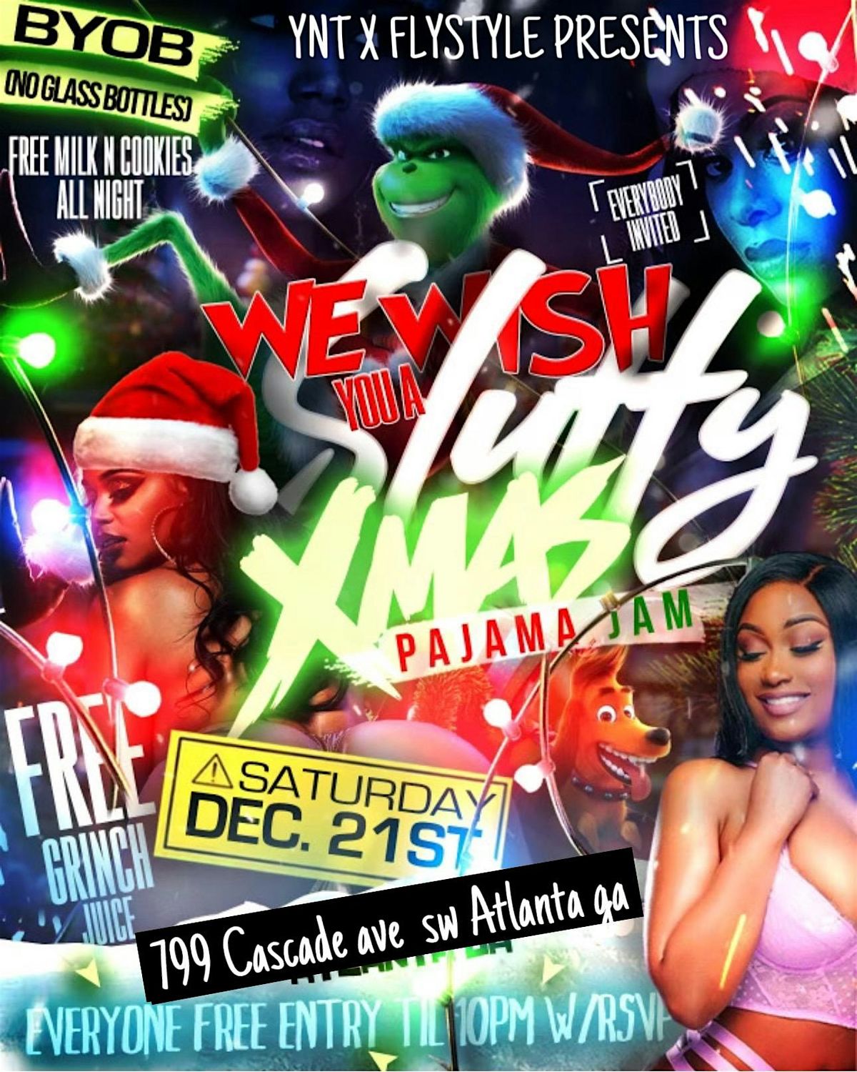 WE WISH YOU A SLUTTY XMAS PAJAMA JAM