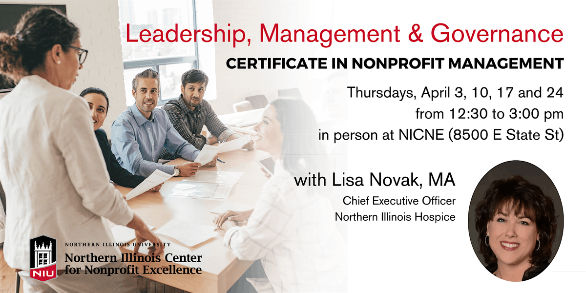 Leadership, Management and Governance: Certificate in Nonprofit Management