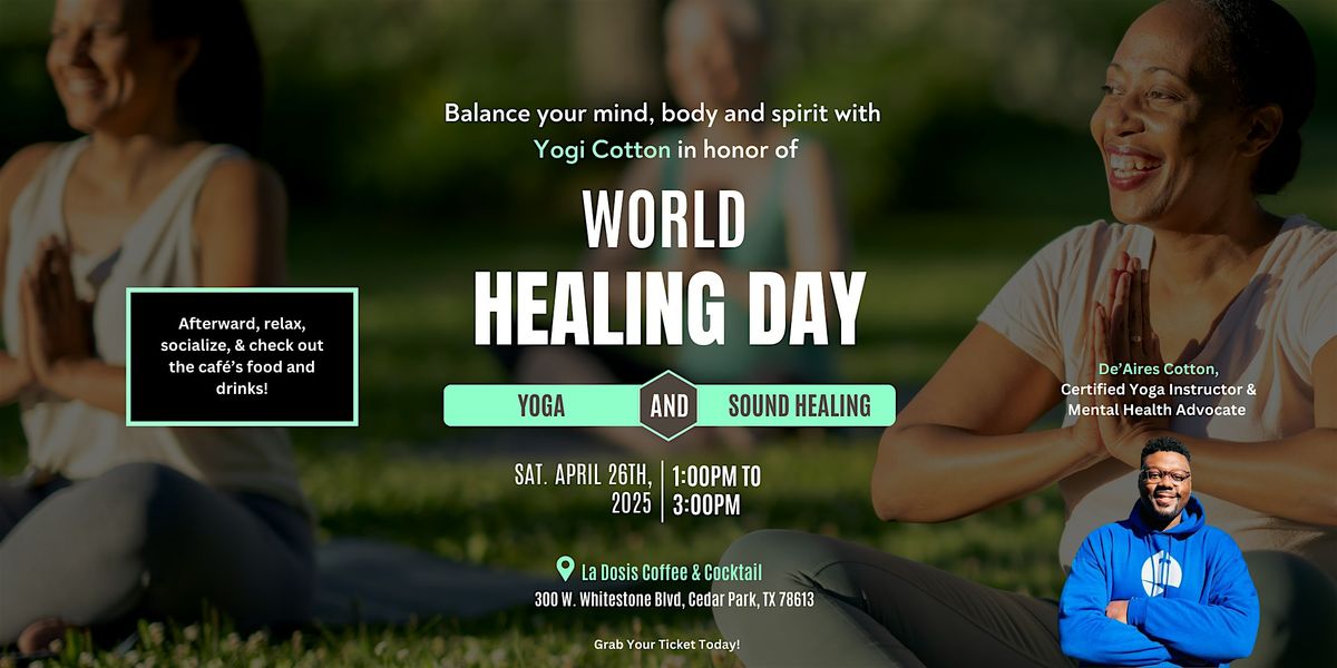 World Healing Day: Yoga & Sound Bathing Event