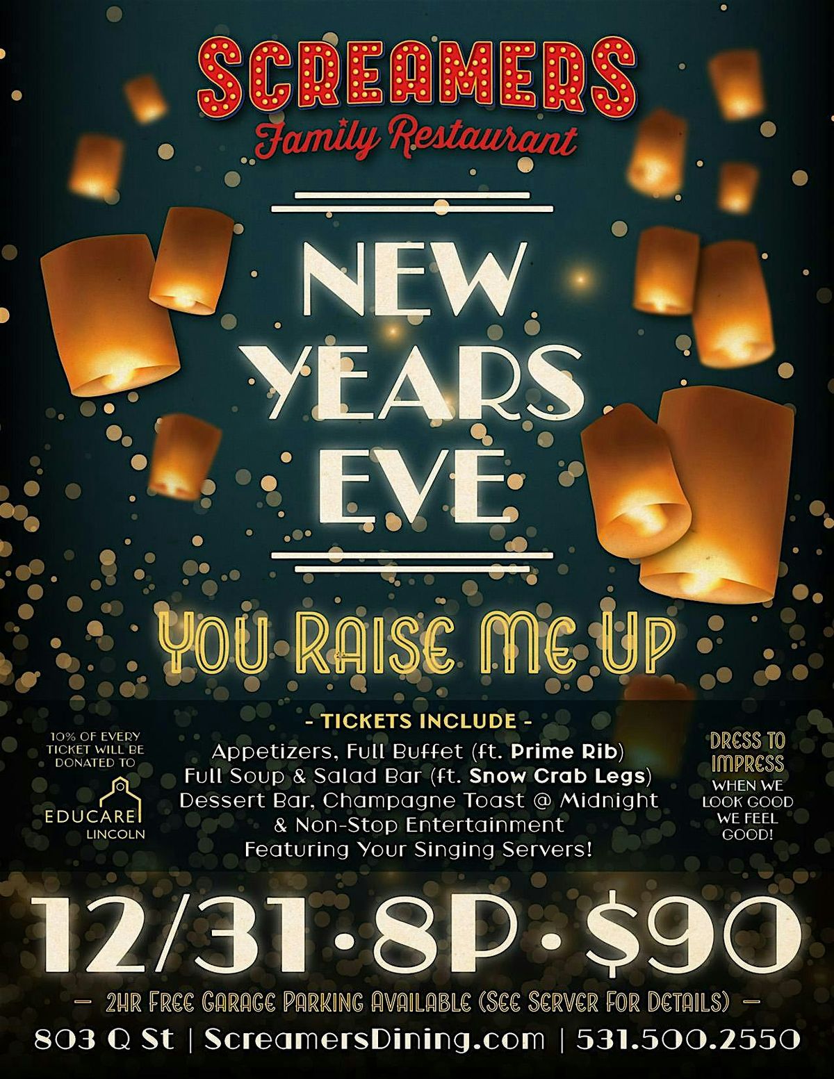 New Years Eve Celebration: You Raise Me Up! \u2764\ufe0f