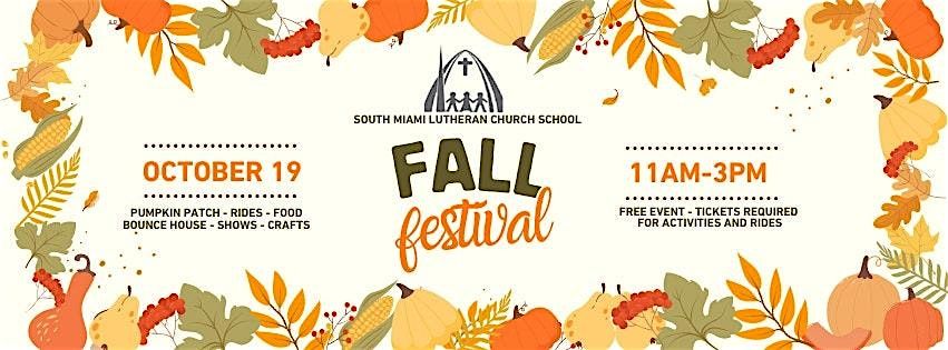 Annual South Miami Lutheran Church School Fall Festival & Pumpkin Patch