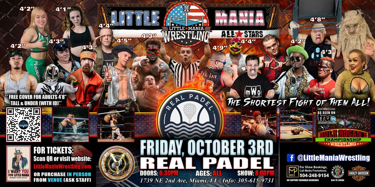 Miami, FL - Little Mania Mini Wrestling @ Real Padel