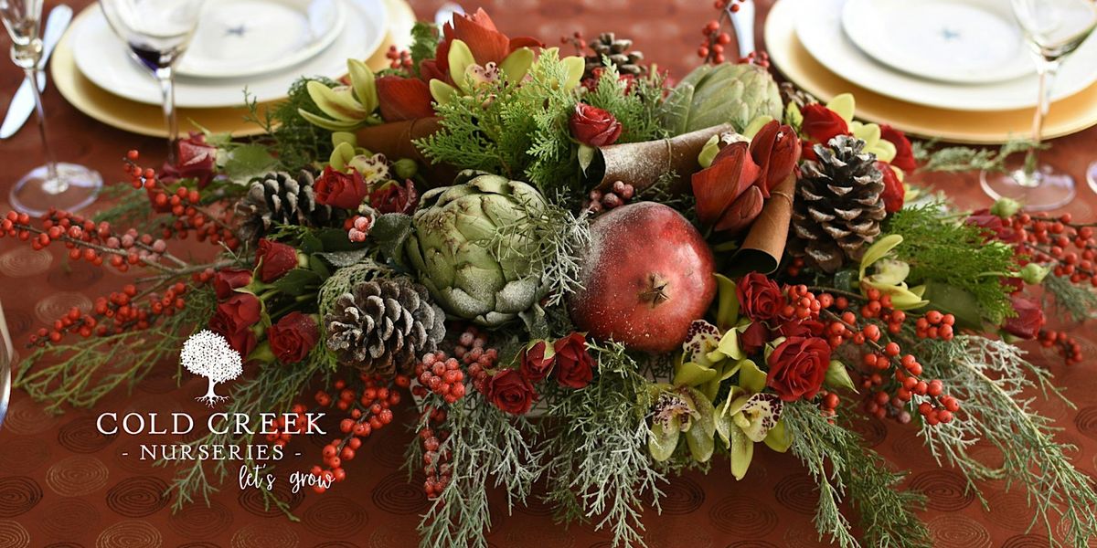 Christmas Centerpiece Workshop