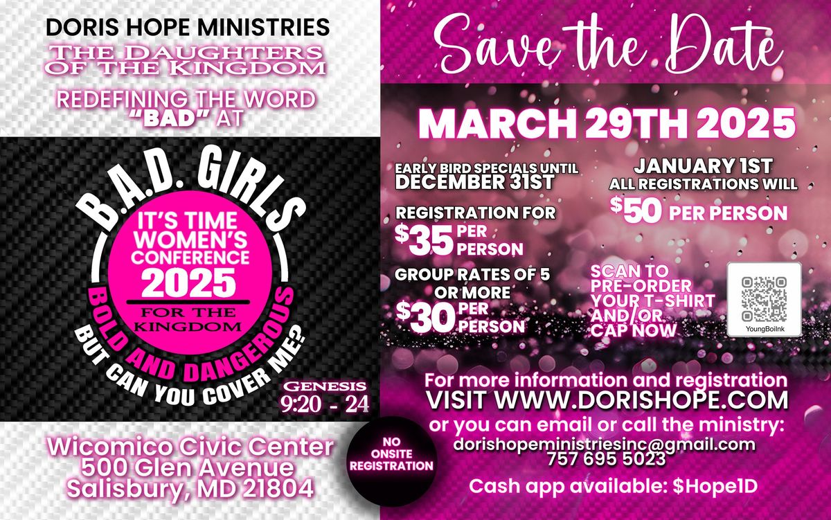 It's Time Women's Conference 2025 "B.A.D. G.I.R.L.S."