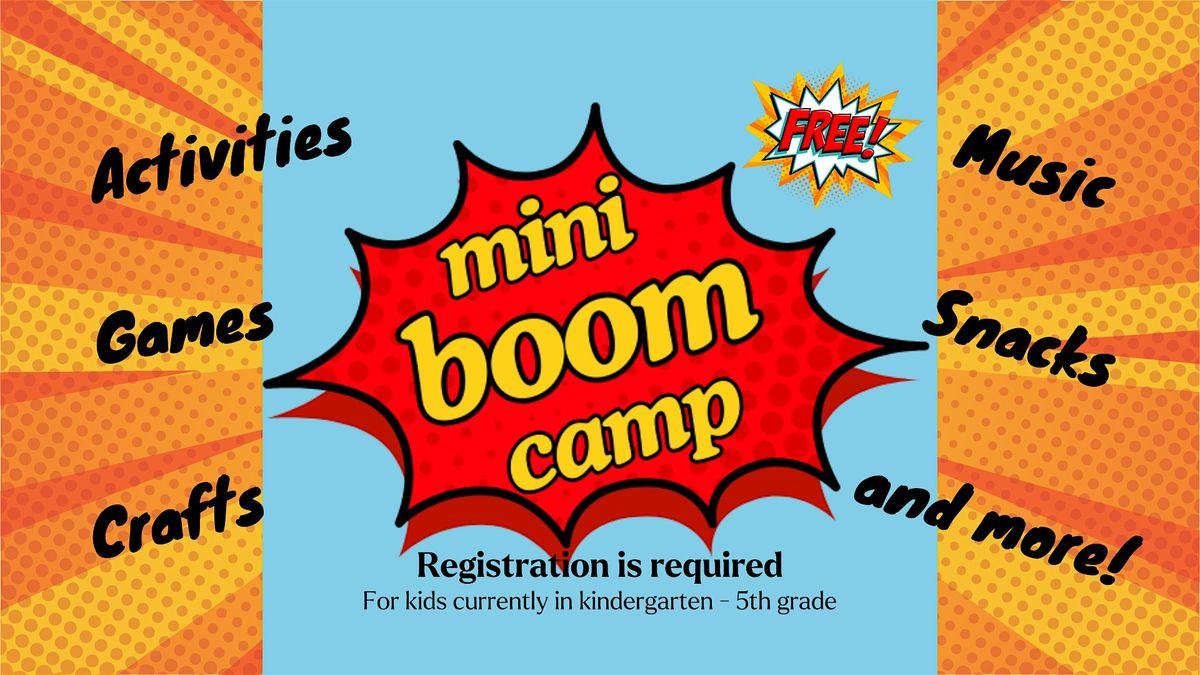 mini Boom camp March 2025