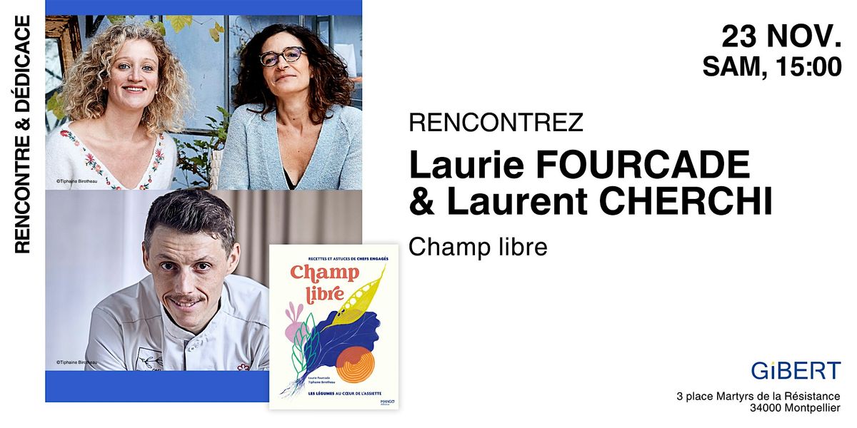 GIBERT d\u00e9dicace : Laurie Fourcade & Laurent Cherchi