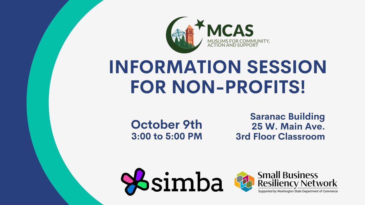 Information Session for Non-Profits