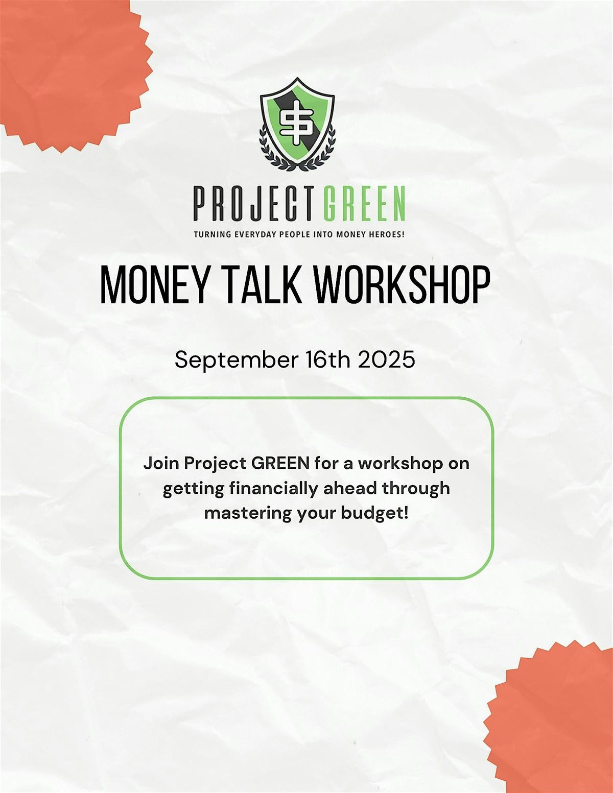 Money Talk Workshop
