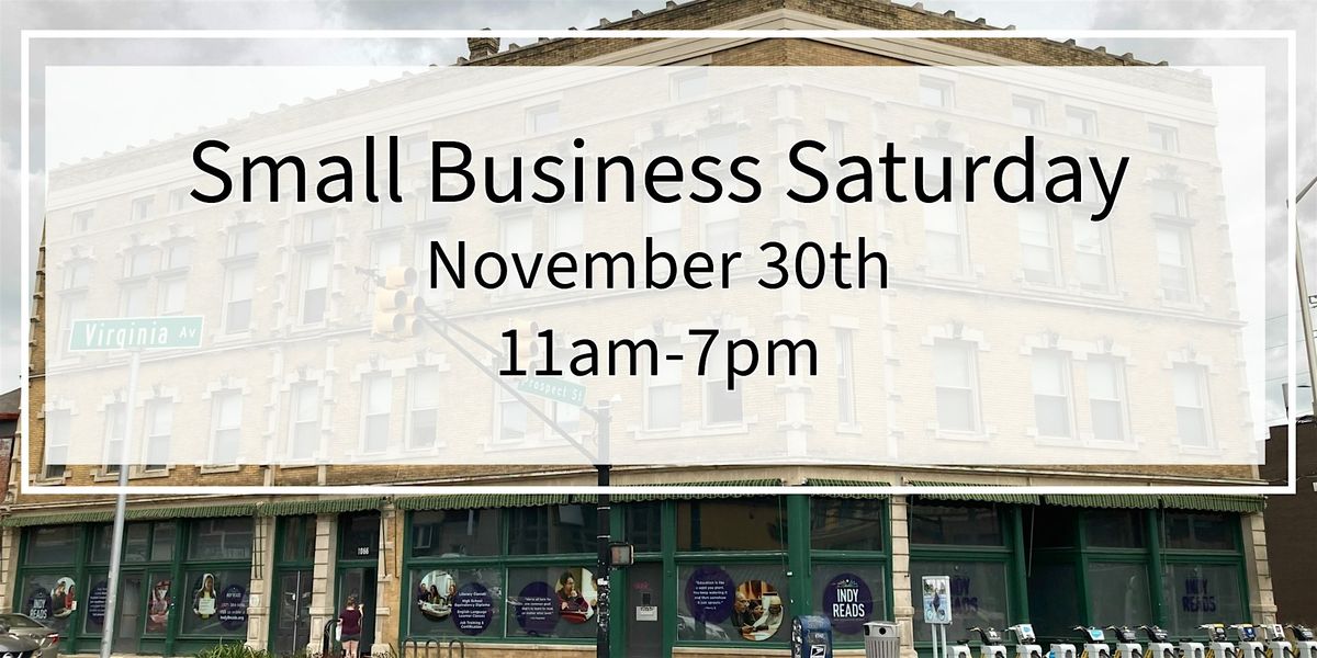 Small Business Saturday at Indy Reads