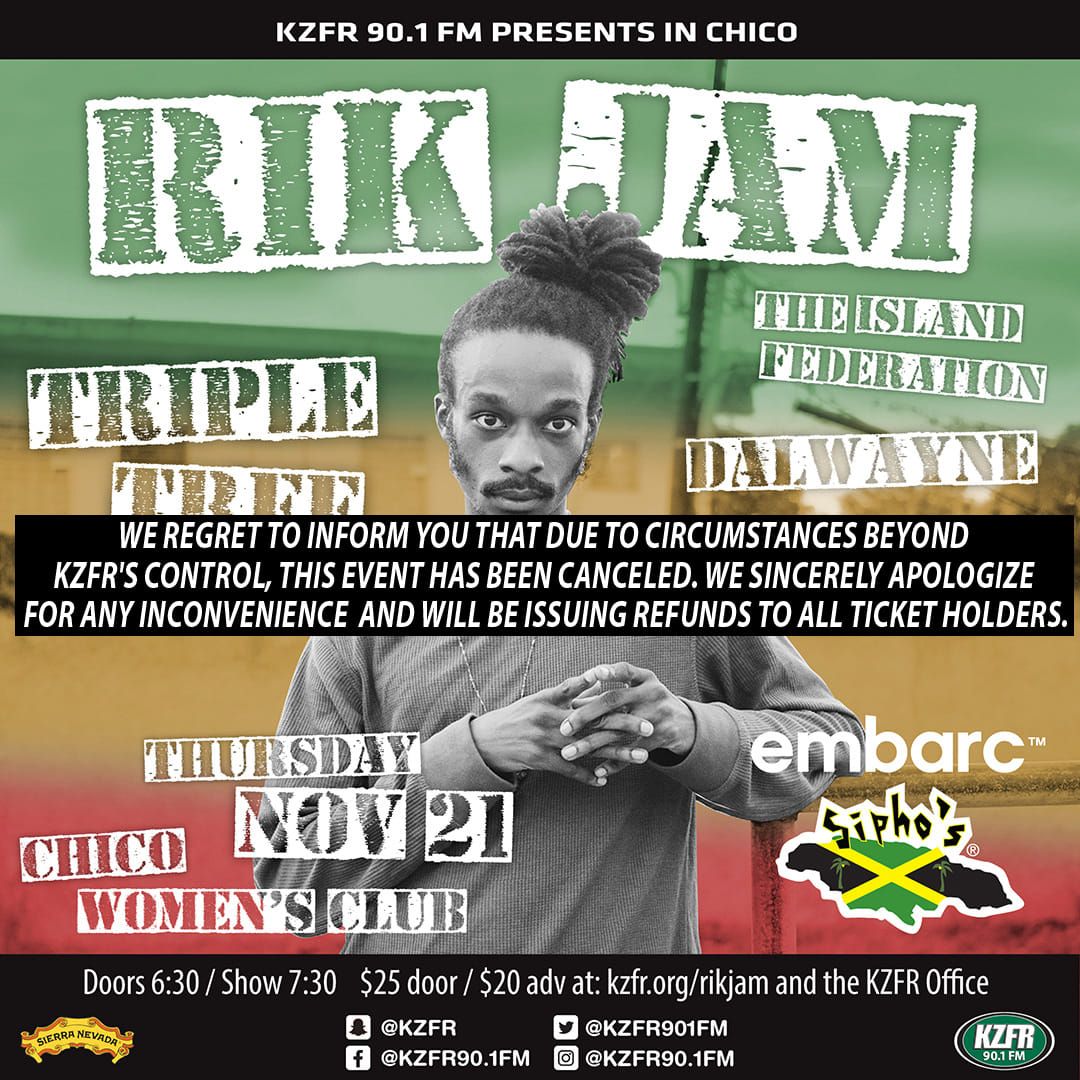 KZFR presents Rik Jam & The Island Federation