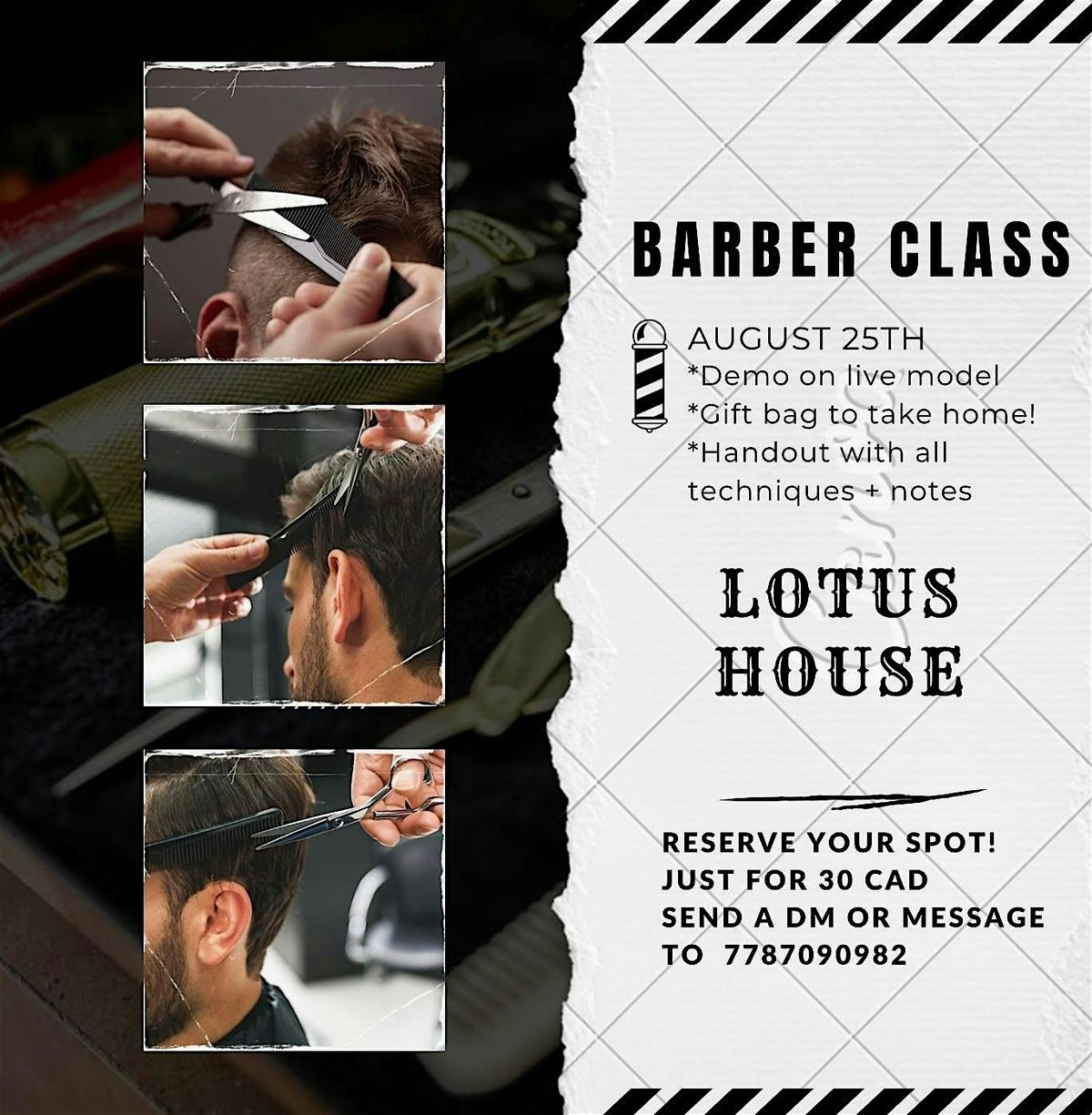 BARBER CLASS