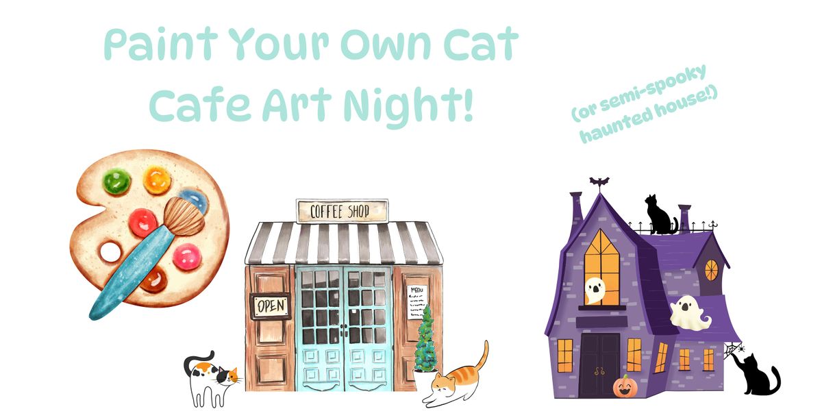 Paint Your Own Mini Cat Cafe!