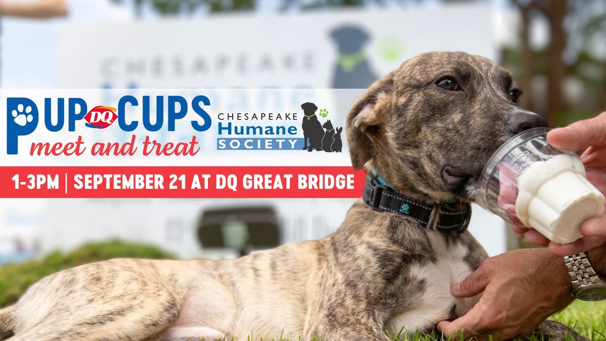 Pup Cups - Meet and Treat with Chesapeake Humane Society