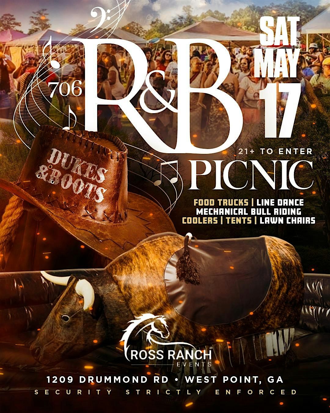 706 R&B Picnic \u201c DUKES & BOOTS\u201d