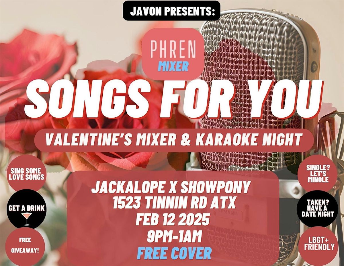 Valentine\u2019s Themed Mixer & Karaoke