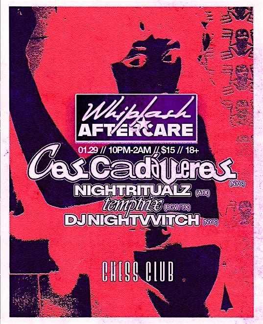 WHIPLASH! AFTERCARE 2.0 (LATINO NITE)