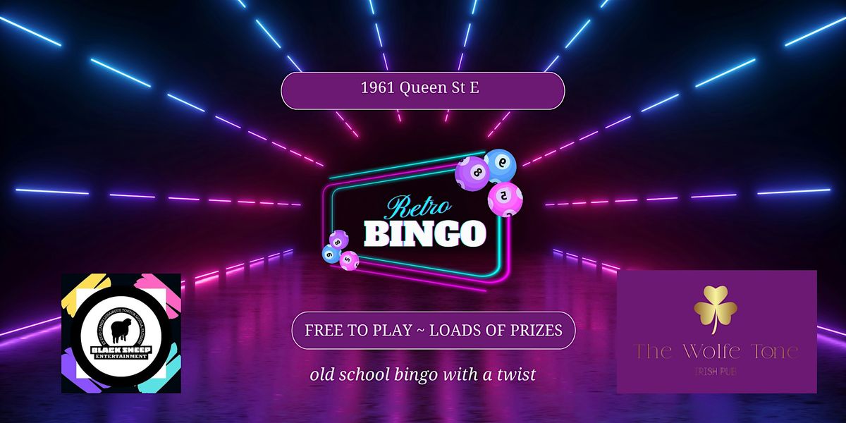 Retro Bingo at The Wolfe Tone