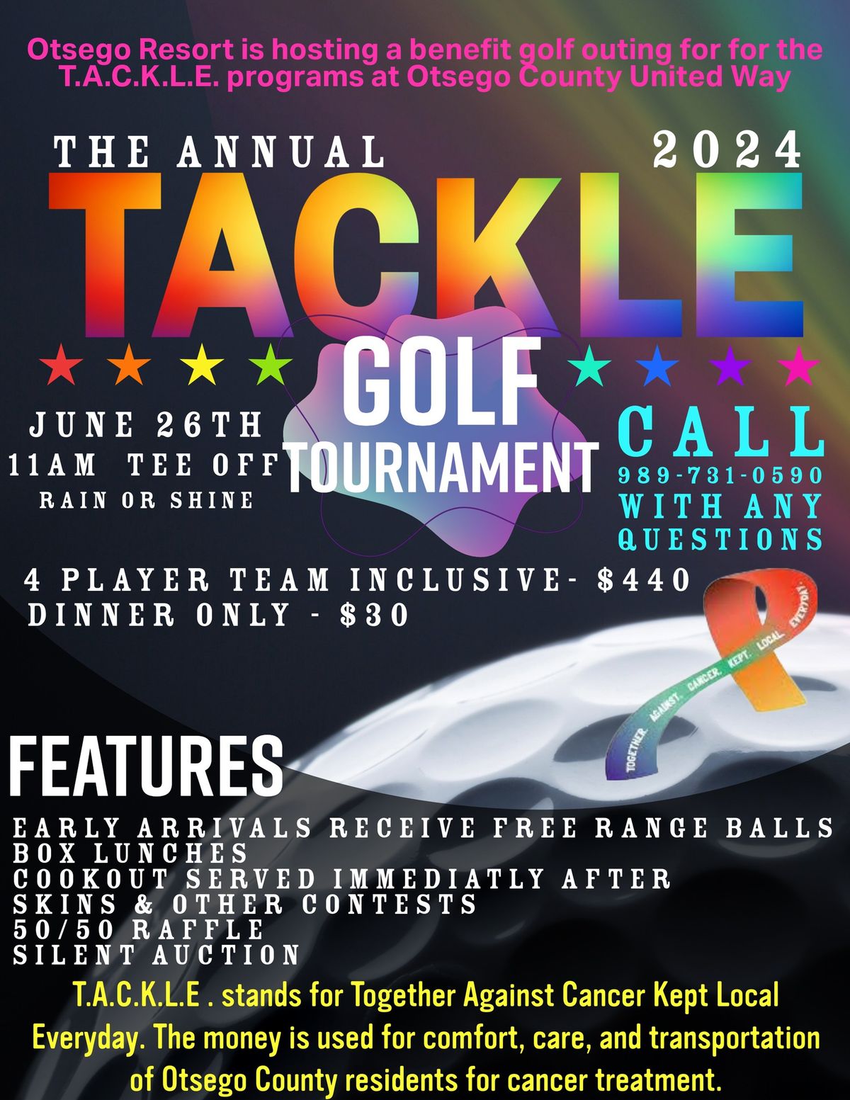 Annual TACKLE golf outing