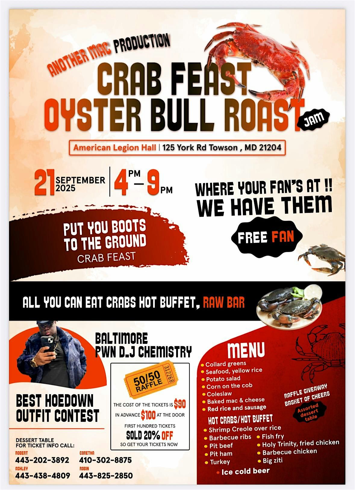 Another Mac Production Crab Feast