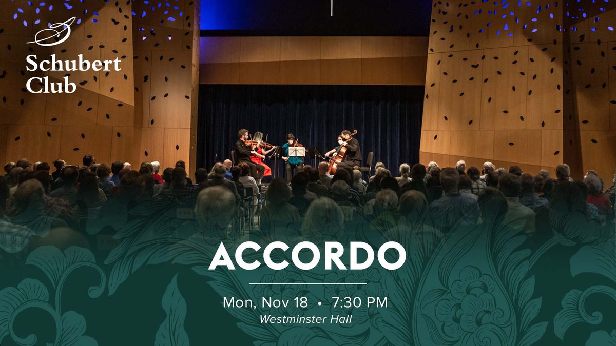 Accordo at Westminster: Monday, November 18, 2024