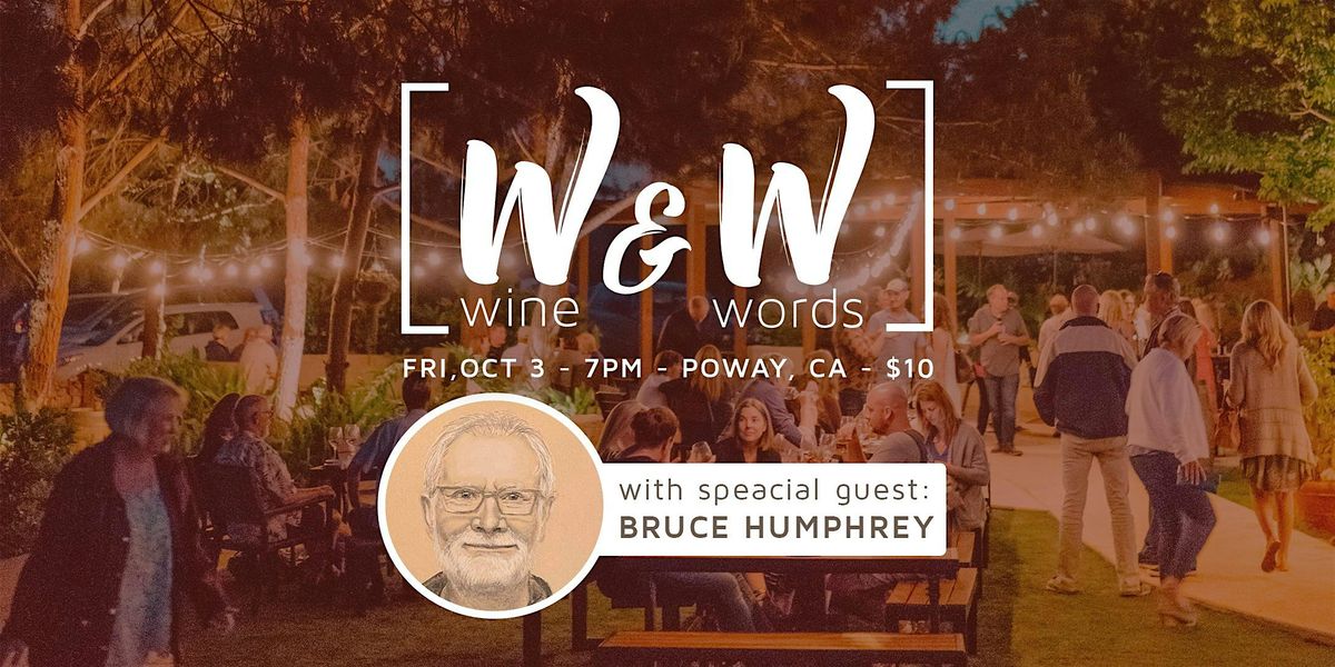 Wine & Words with Bruce Humphrey