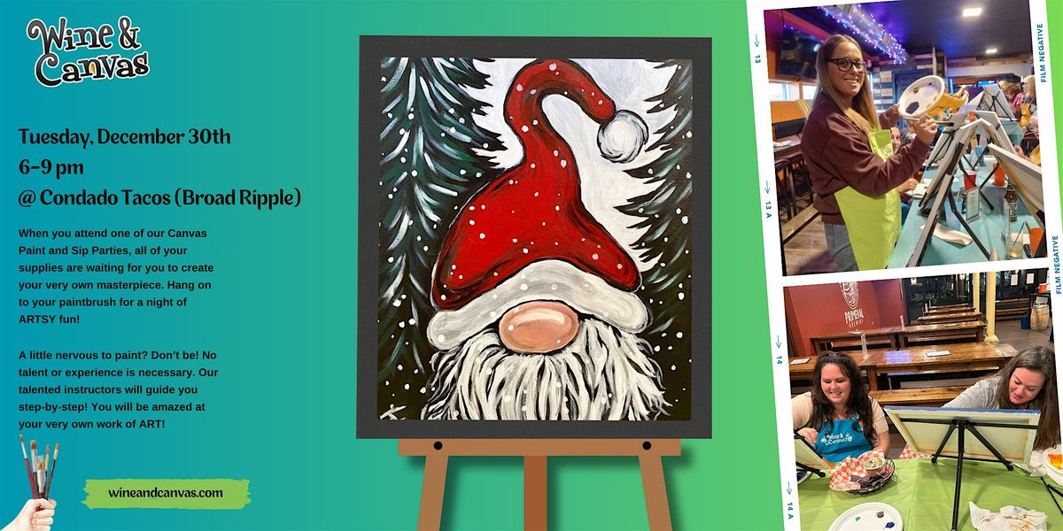 Broad Ripple Paint Night \u2013 Snow Gnome