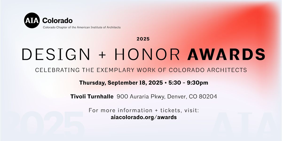 2025 Design + Honor Awards Celebration Event