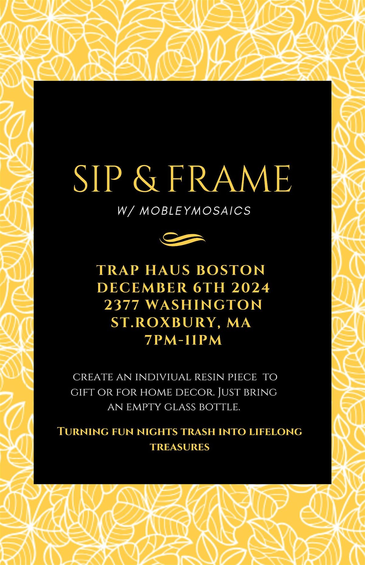 Sip & Frame