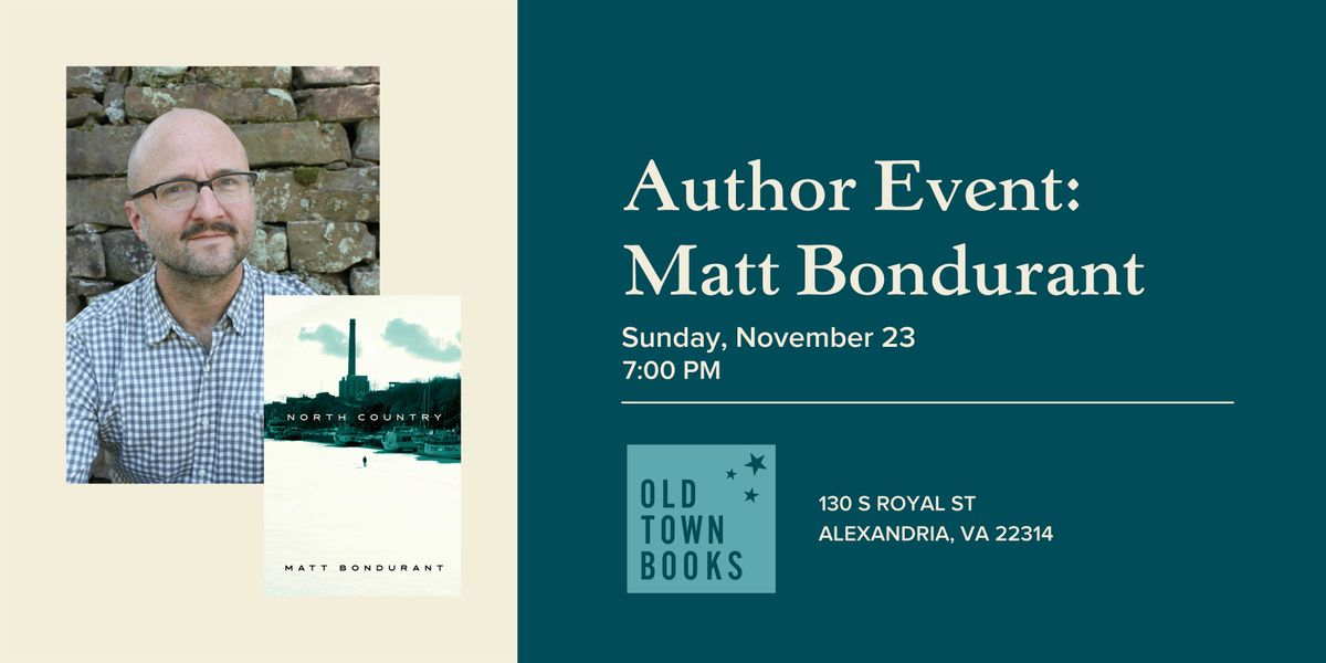 Author Event: Matt Bondurant