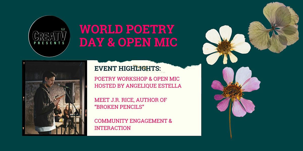 World Poetry Day & Open Mic