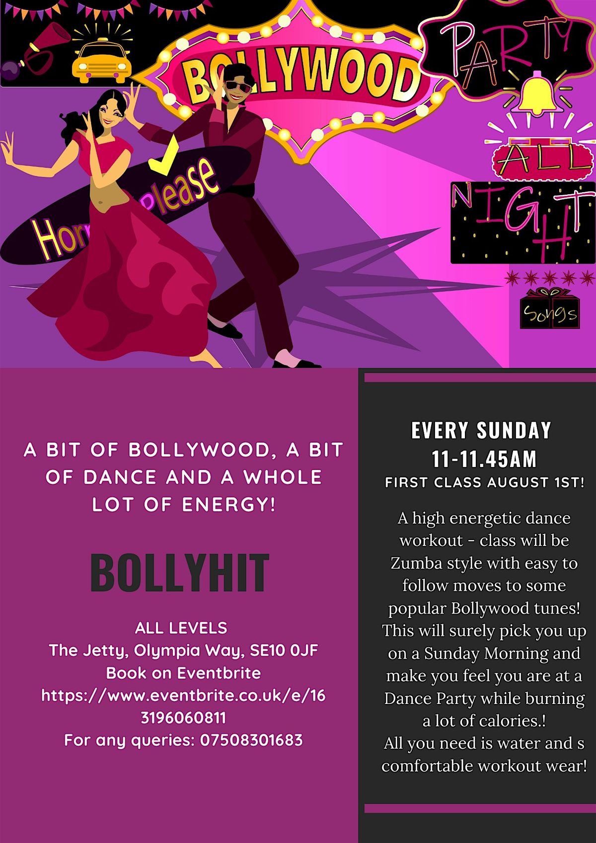 CHRISTMAS SPECIAL: BollyHit, Bollywood Dance Fitness(North Greenwich)