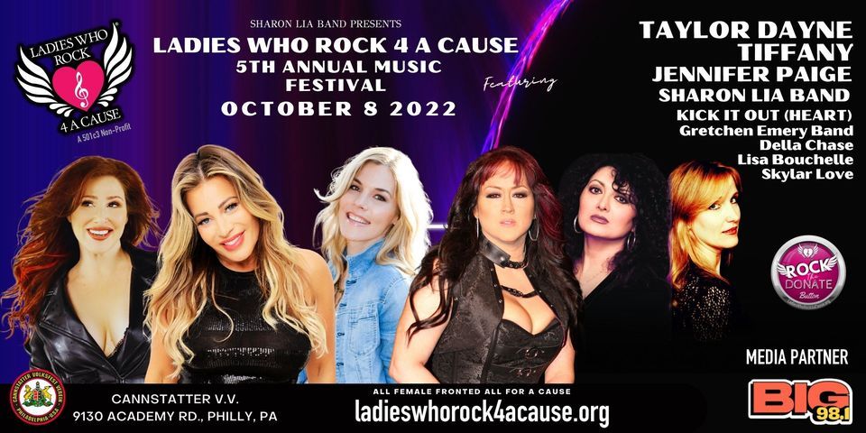 5th Annual Ladies Who rock 4 A Cause Music Festival