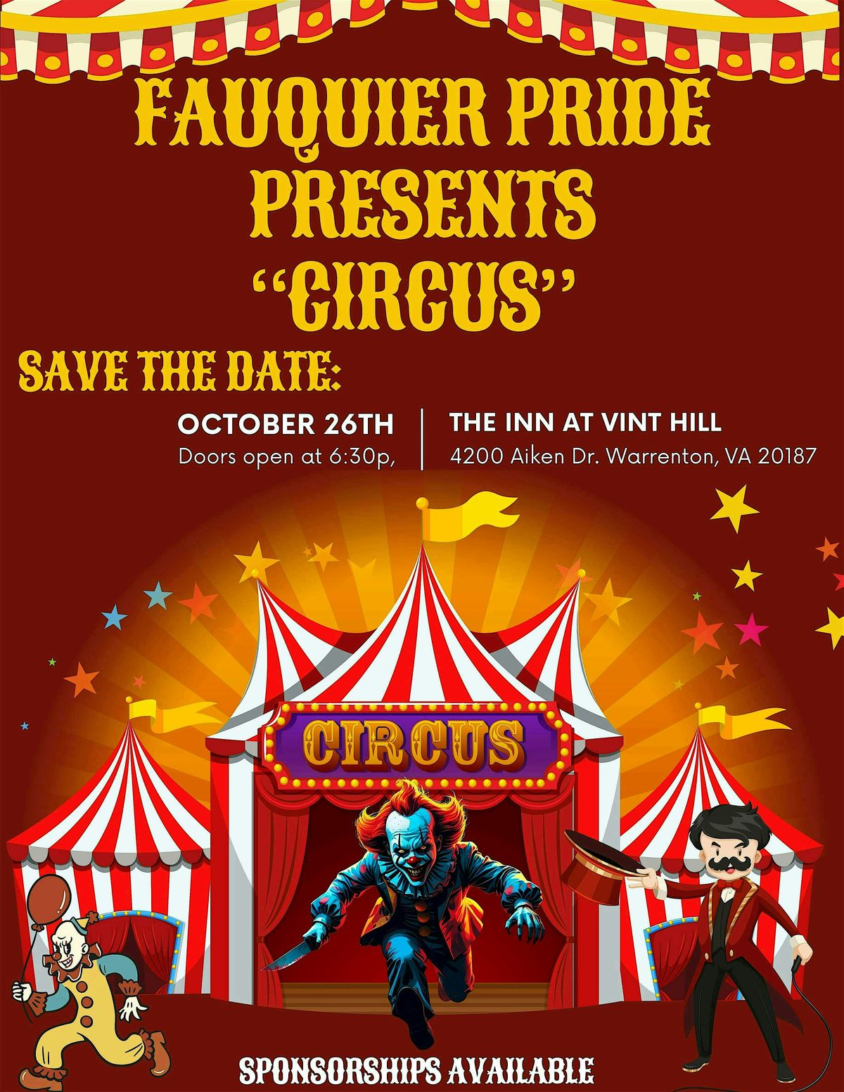 "CIRCUS" Presented by: Fauquier Pride
