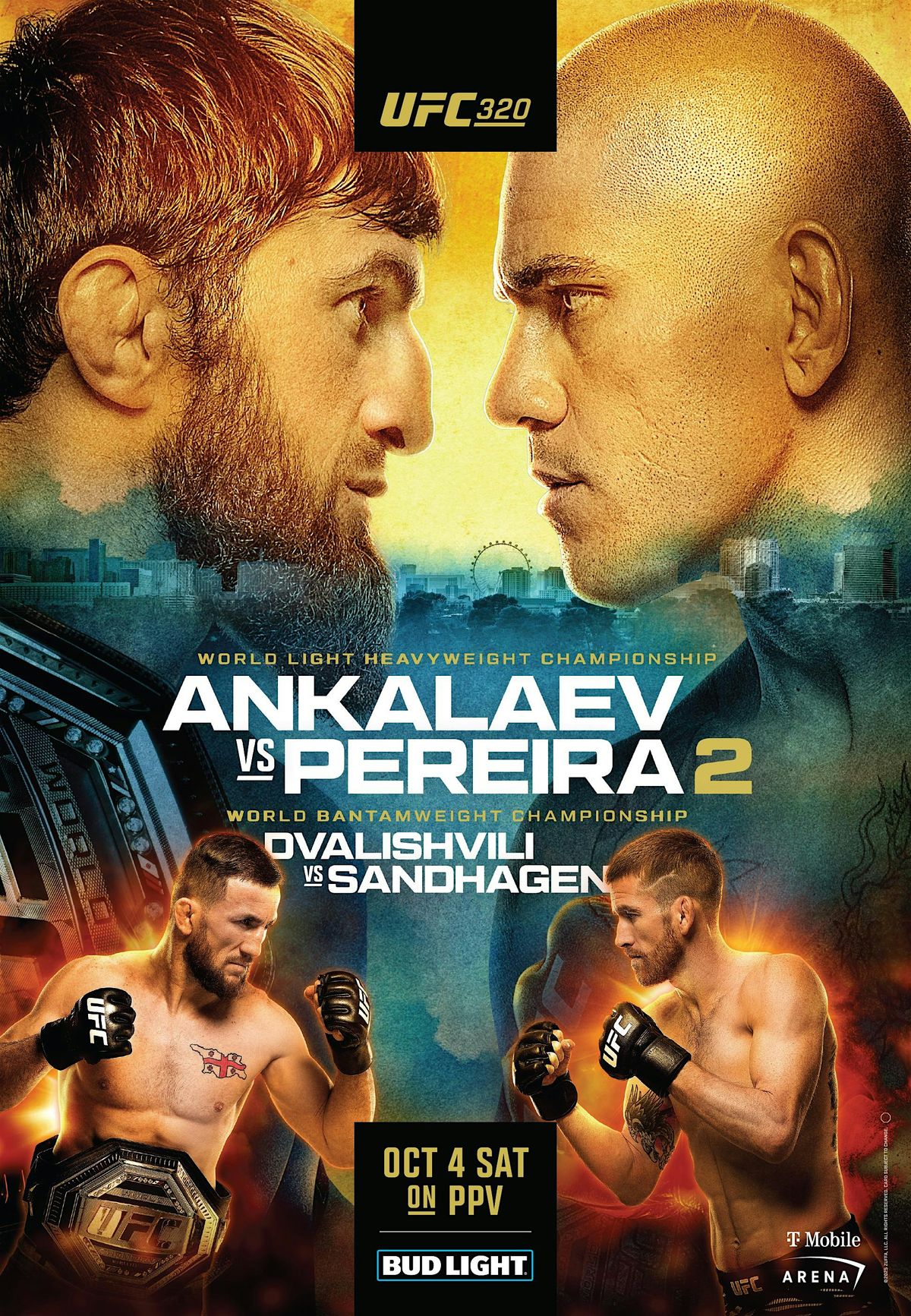 UFC 320 ANKALAEV VS PEREIRA 2