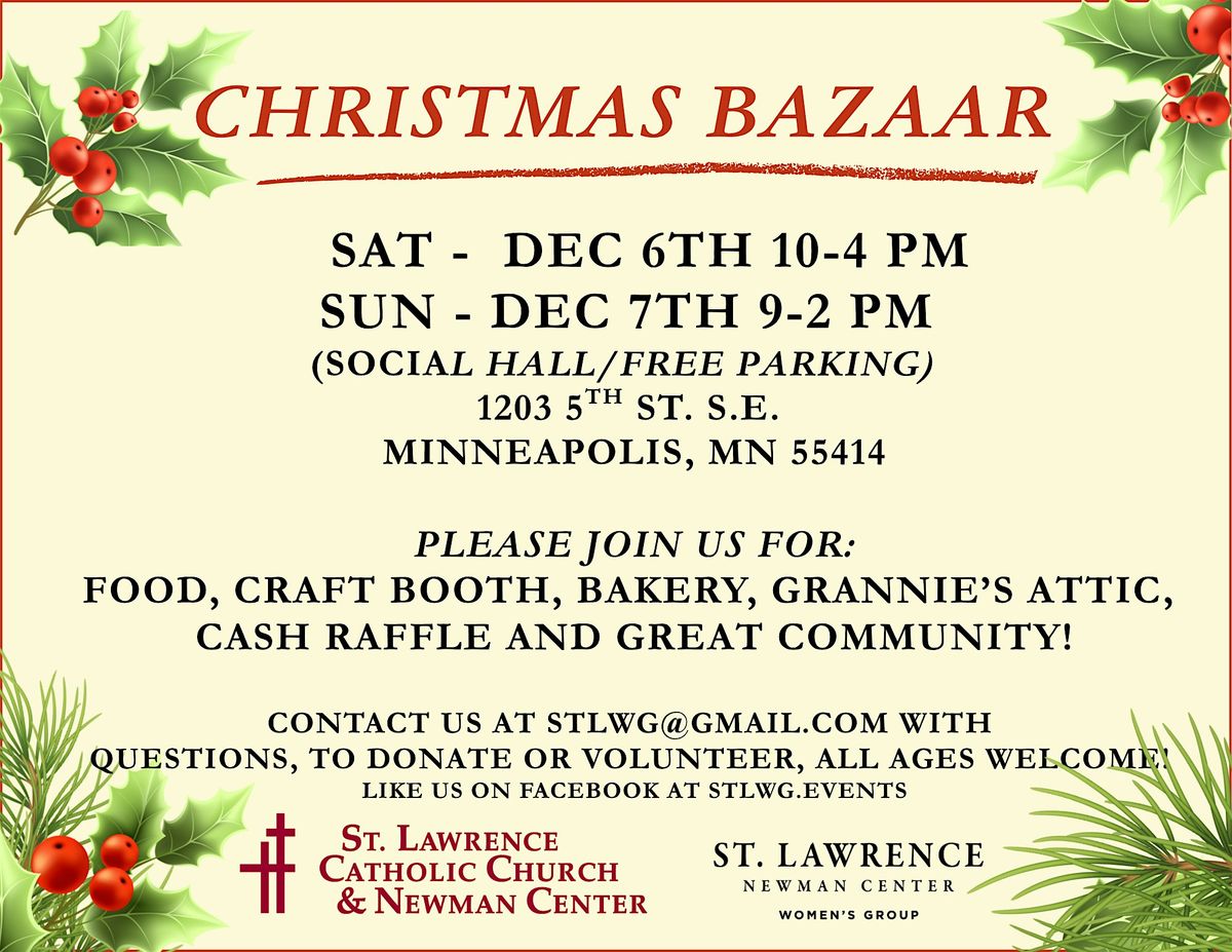 Annual Christmas Bazaar
