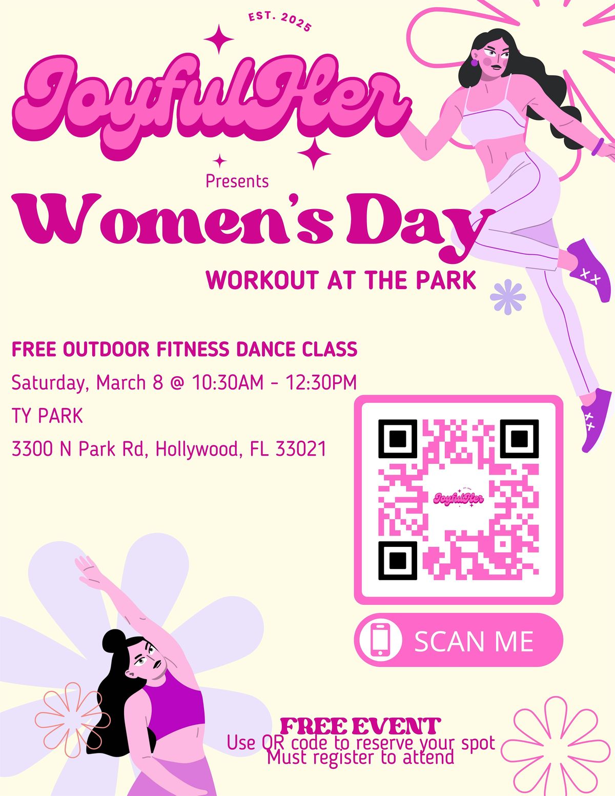 JoyfulHer Women's Day Workout at the Park - FREE EVENT