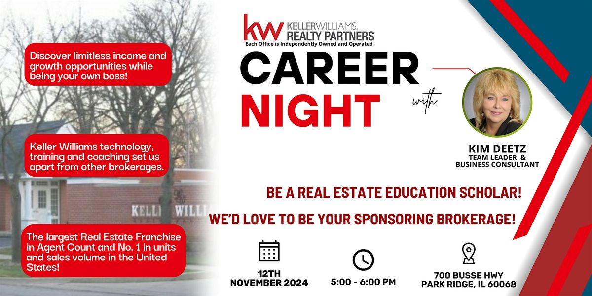 INTERESTED IN A REAL ESTATE CAREER?