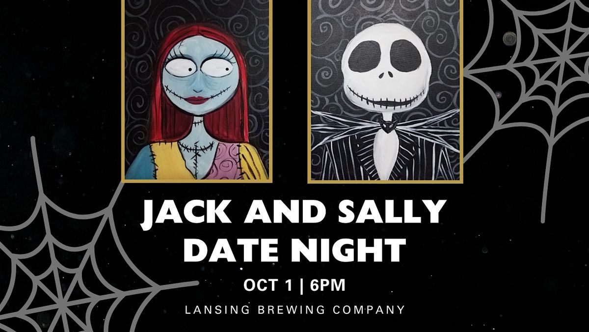 Jack and Sally Date Night - Paint and Sip at LBC - $30 Special