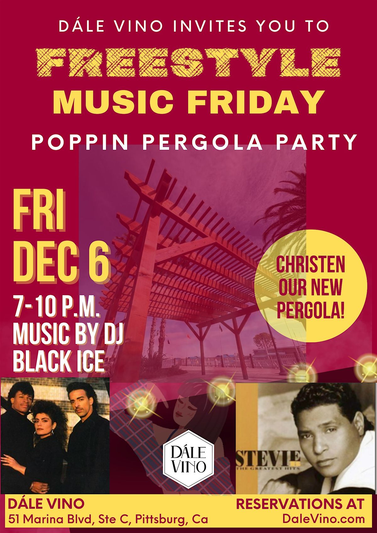 D\u00e1le Vino  Freestyle Music Friday Poppin Pergola Party!