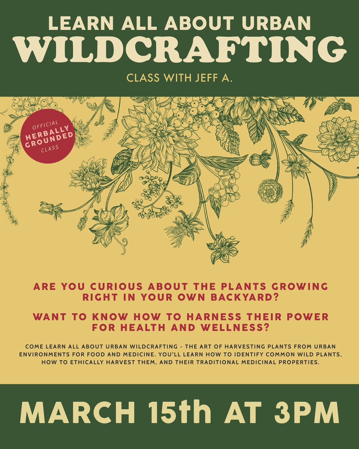 LEARN ALL ABOUT URBAN WILDCRAFTING