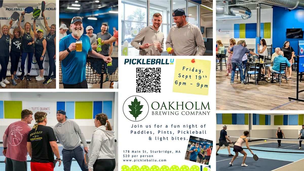 PickleballU - Paddles N Pints, Pickleball with Guest Brewery