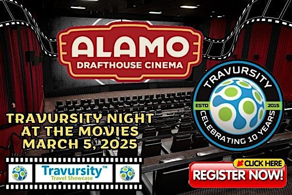 Travursity Travel Showcase, Alamo Drafthouse Raleigh, Raleigh, NC